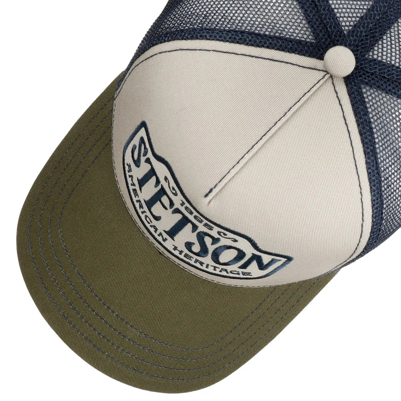 Casquette Trucker Heritage 1865 - Stetson - détail 2