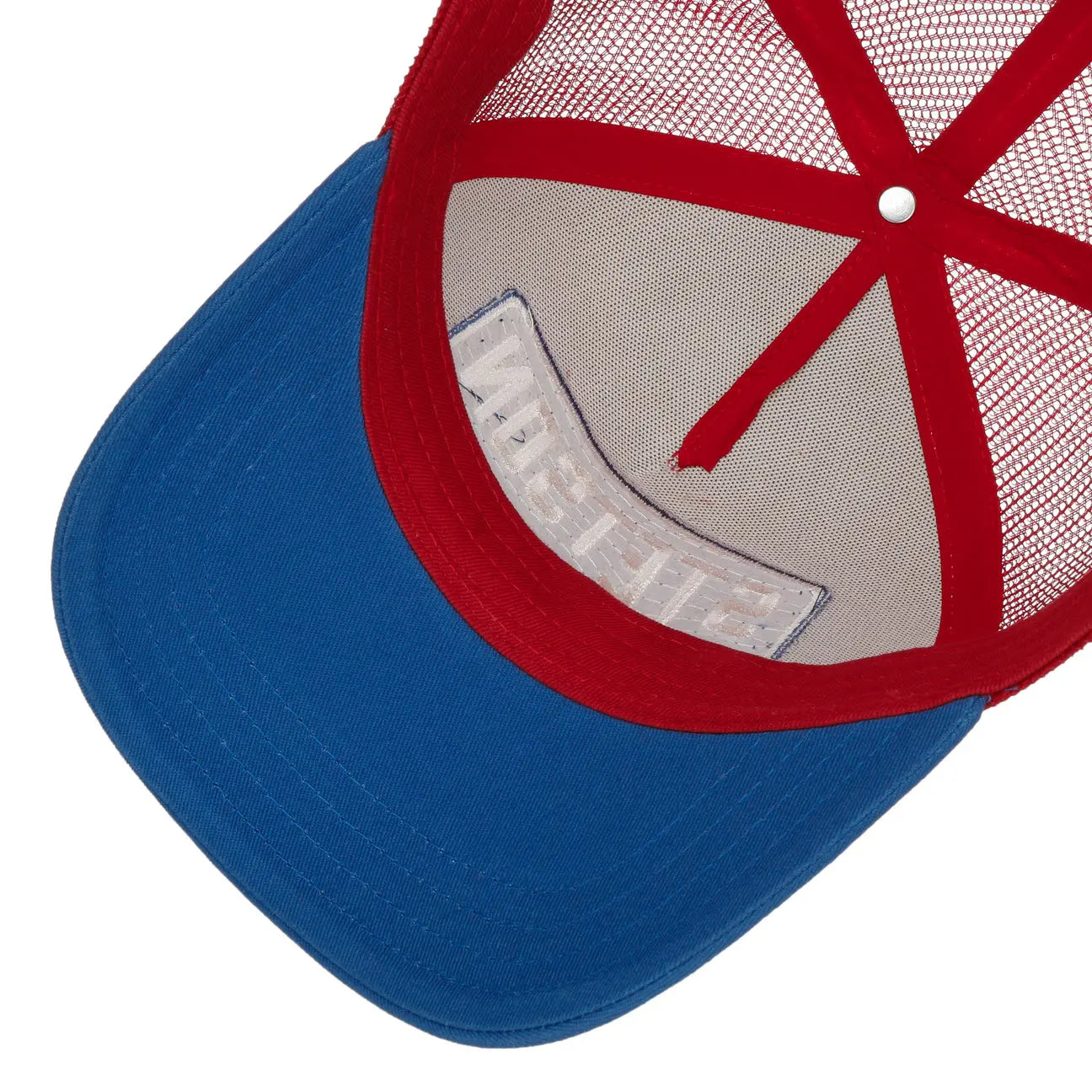Casquette Trucker Highway Bleu et Rouge - Stetson - détail 3