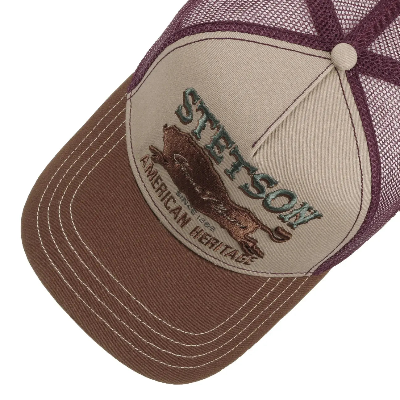 Casquette Trucker The Plains - Stetson - détail 2