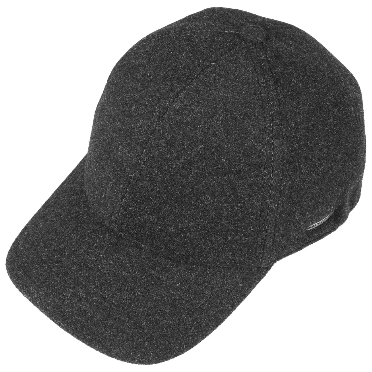 Casquette Laine Vaby Gris - Cache Oreilles - Stetson - détail 3