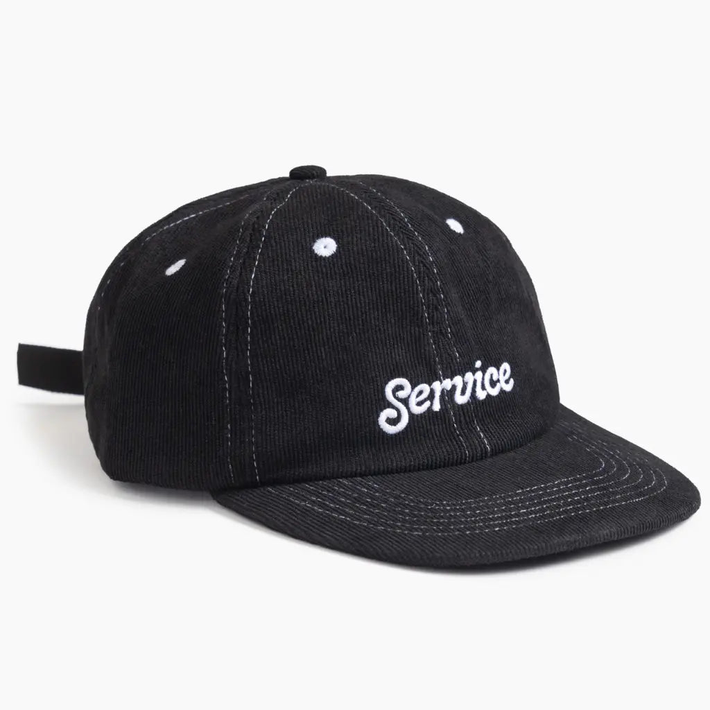Casquette Velours Service Script Noir - Service Works
