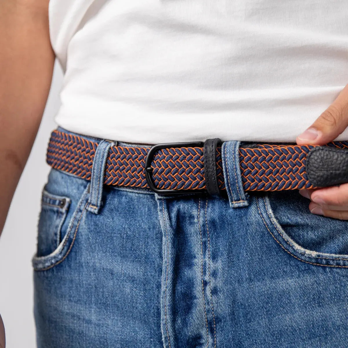 Ceinture Tressée Durbuy - Billybelt - détail 2