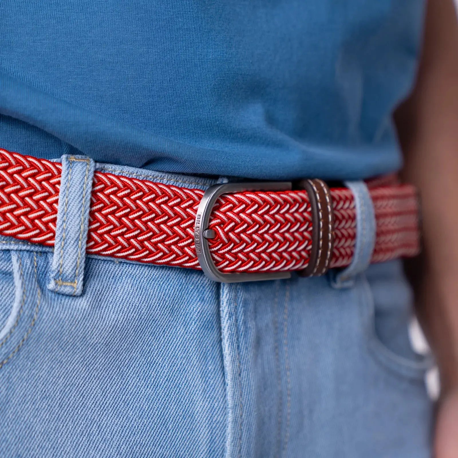 Ceinture Tressée Londres - Billybelt - détail 2