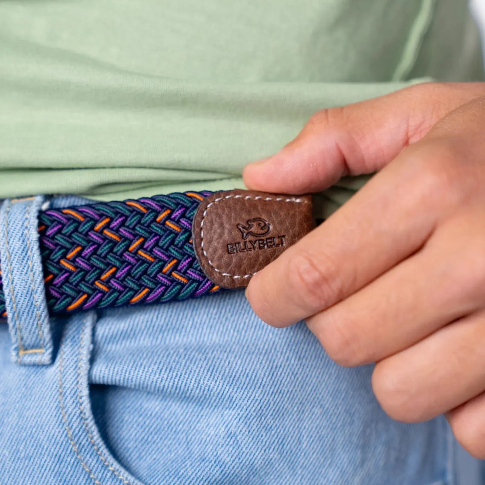 Ceinture Tressée Varsovie - Billybelt - détail 3