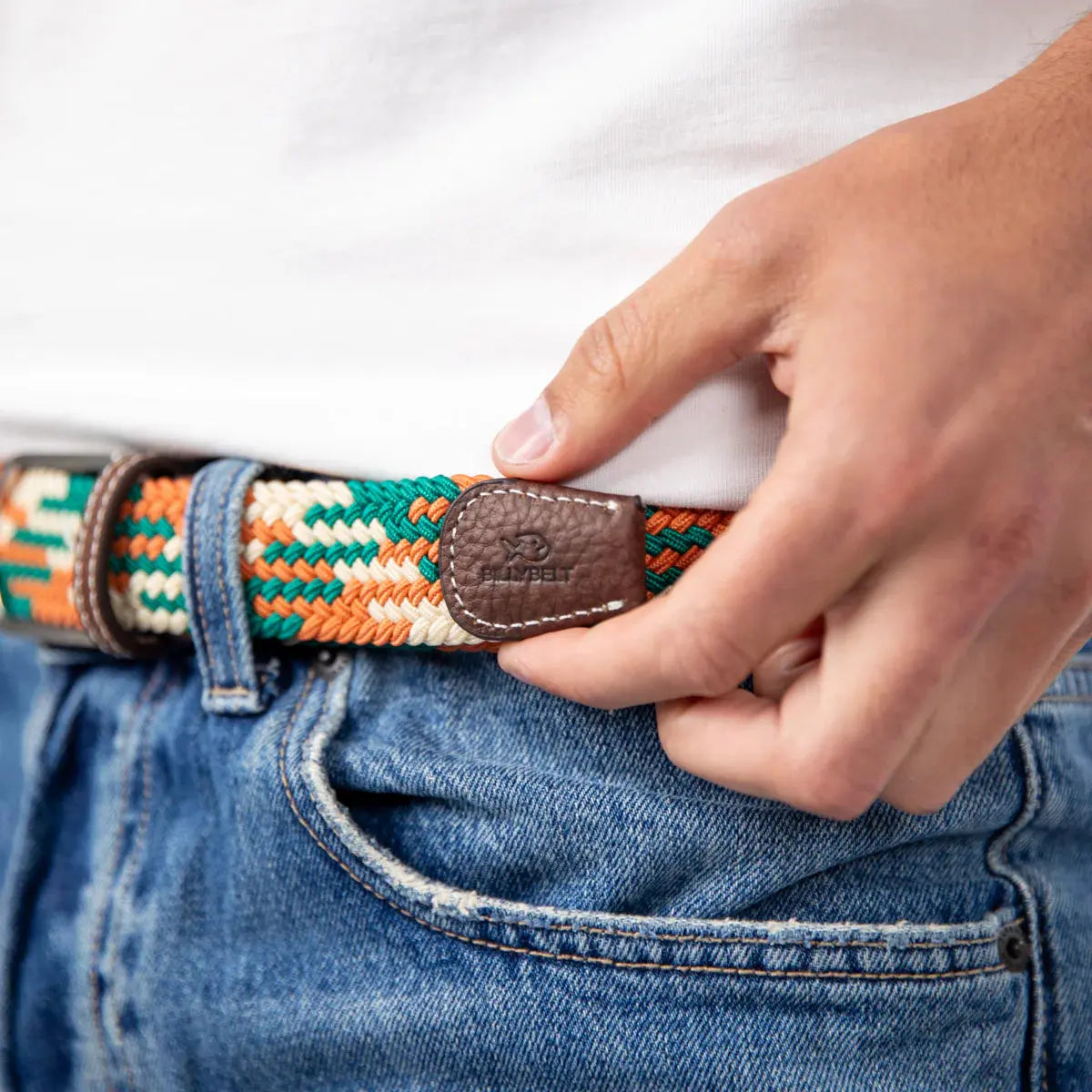 Ceinture Tressée Palmira - Billybelt - détail 4