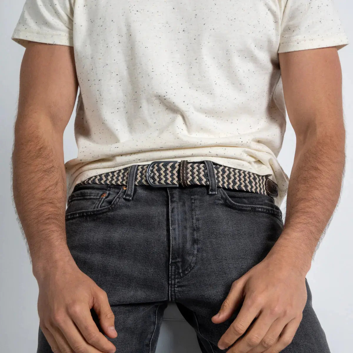 Ceinture Tressée Panama - Billybelt - détail 2