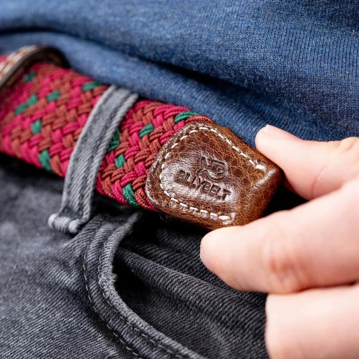 Ceinture Tressée Pékin - Billybelt - détail 3