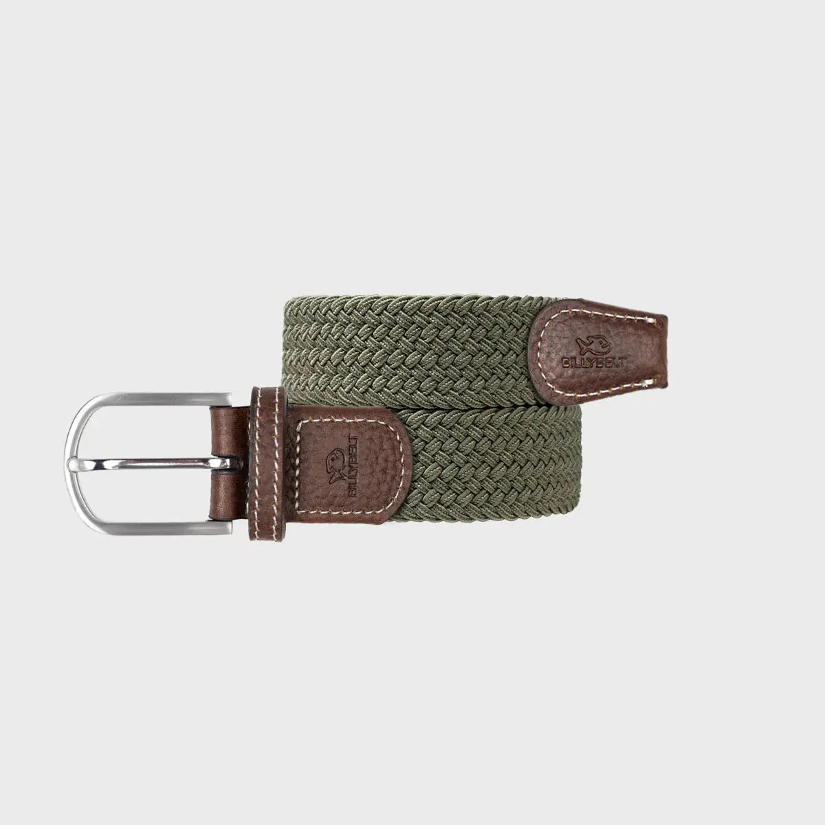 Ceinture Tressée Vert Armé - Billybelt