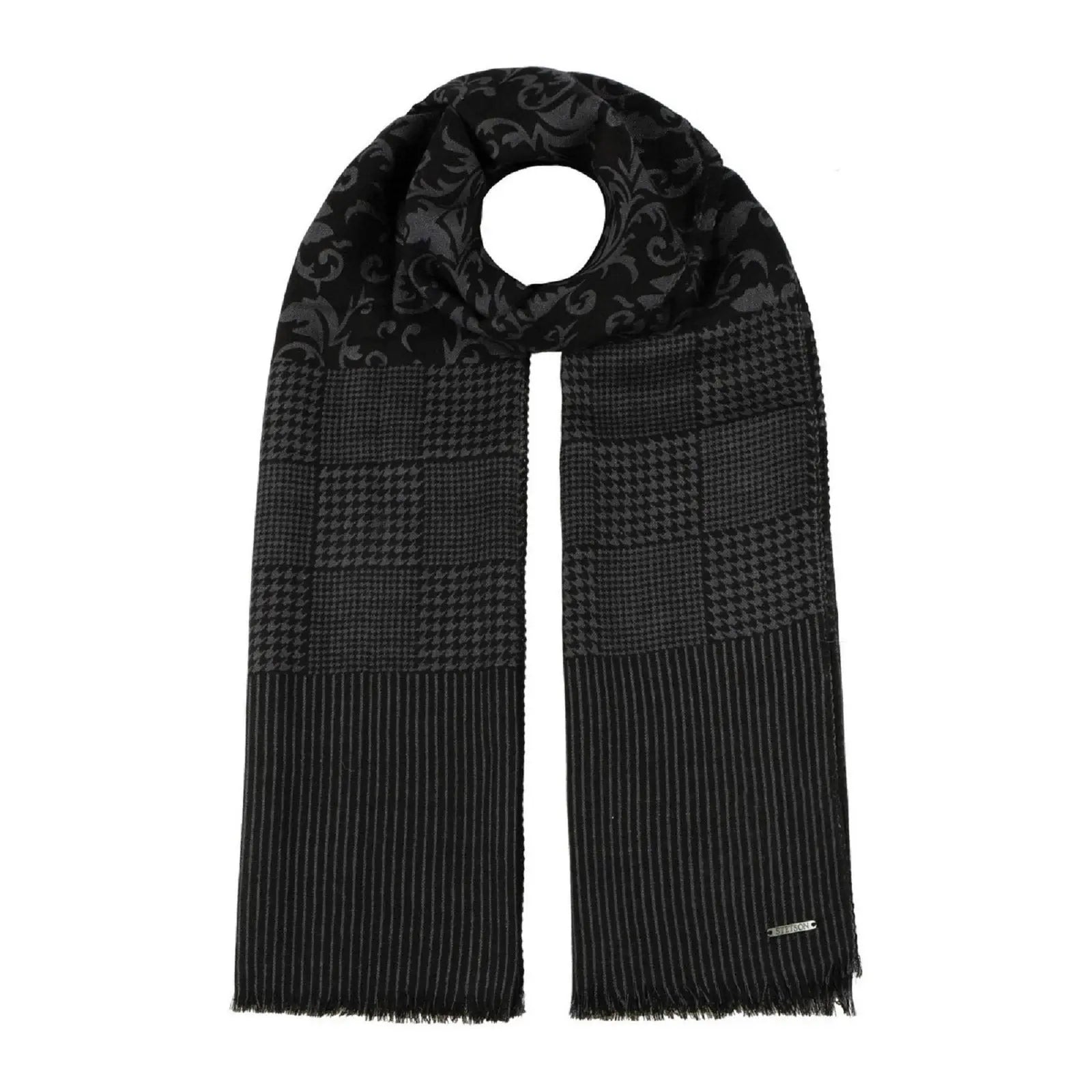 Écharpe Noir à Motif - Stetson