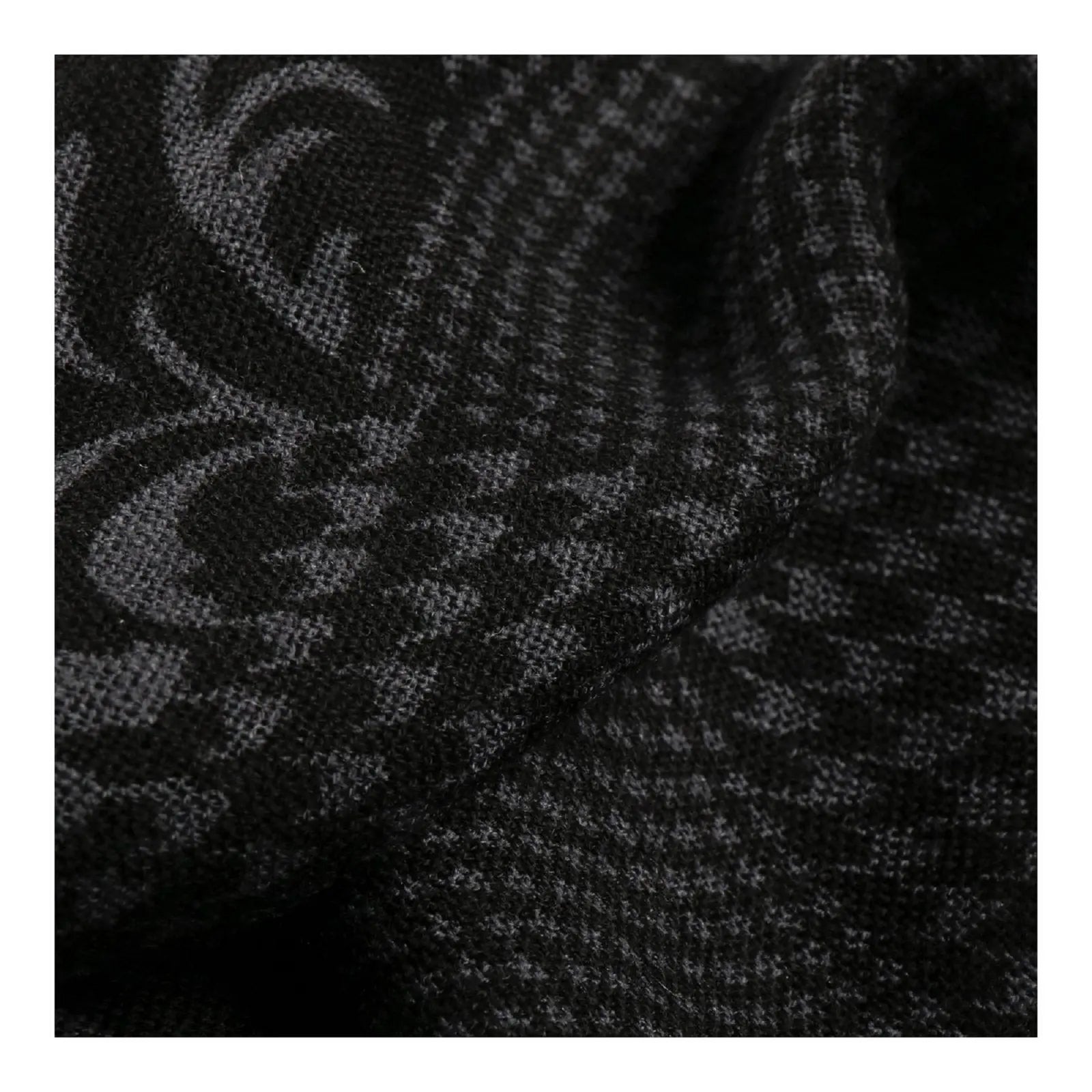 Écharpe Noir à Motif - Stetson - détail 3