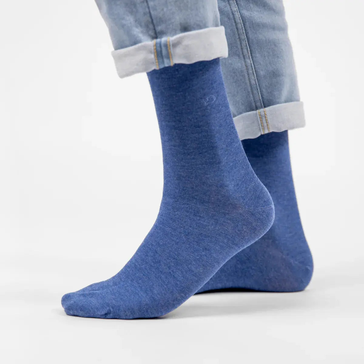 Chaussettes Bambou - Bleu Jean - Billybelt - détail 2
