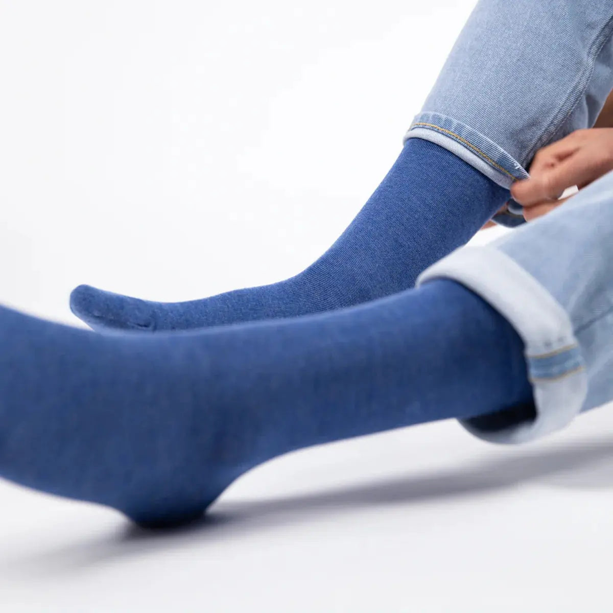 Chaussettes Bambou - Bleu Jean - Billybelt - détail 3