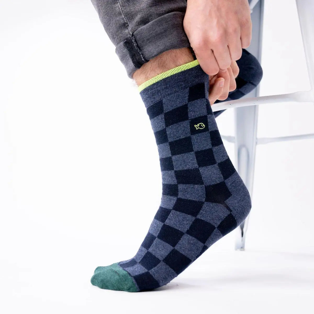 Chaussettes Carreaux - Hunaudieres - Billybelt - détail 2