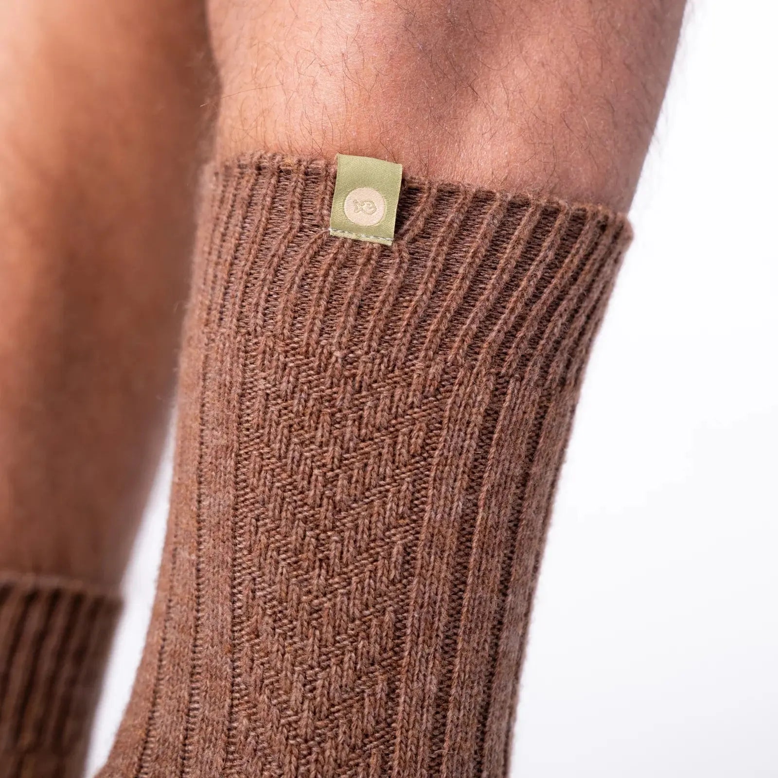 Chaussettes Laine - Marron - Billybelt - détail 3