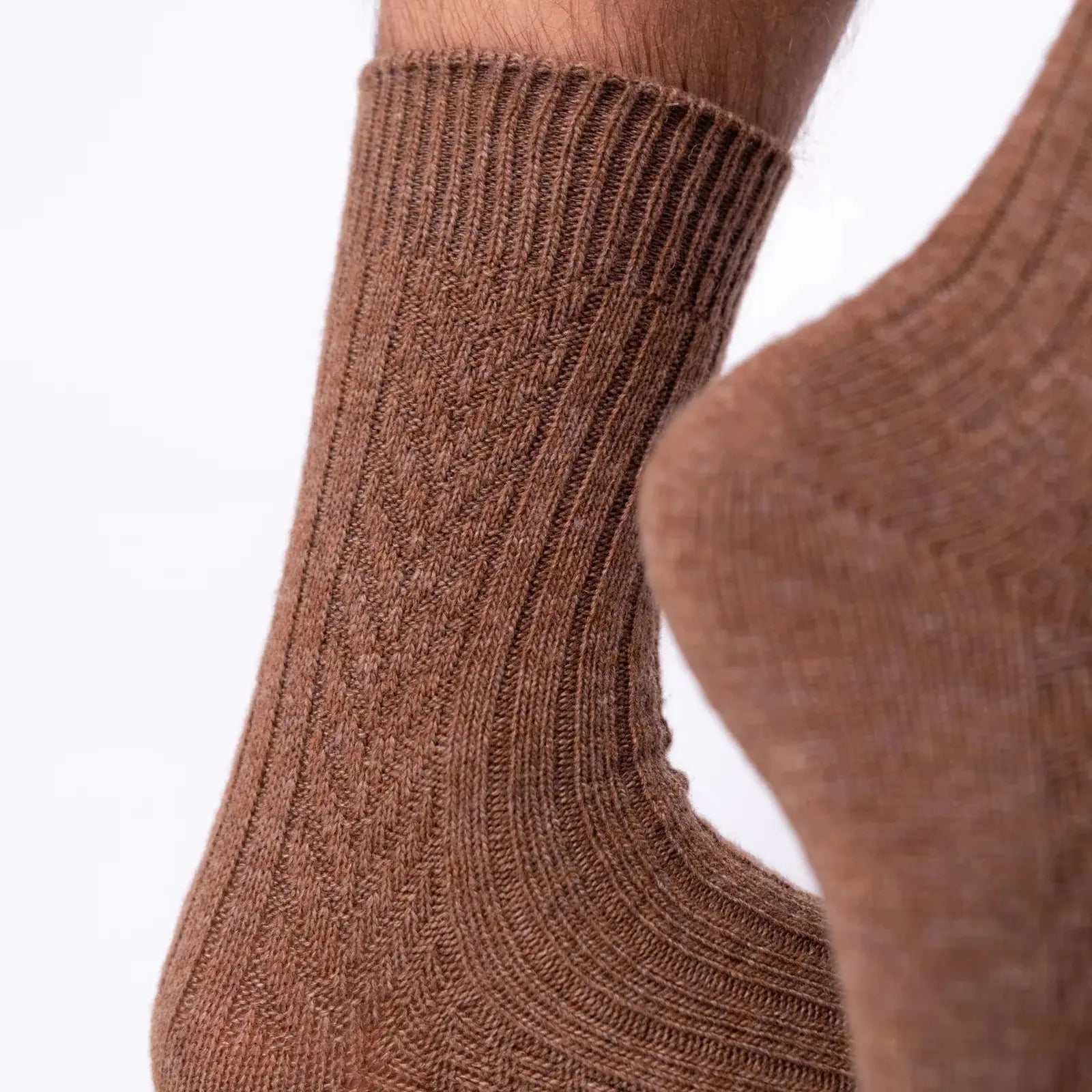 Chaussettes Laine - Marron - Billybelt - détail 4