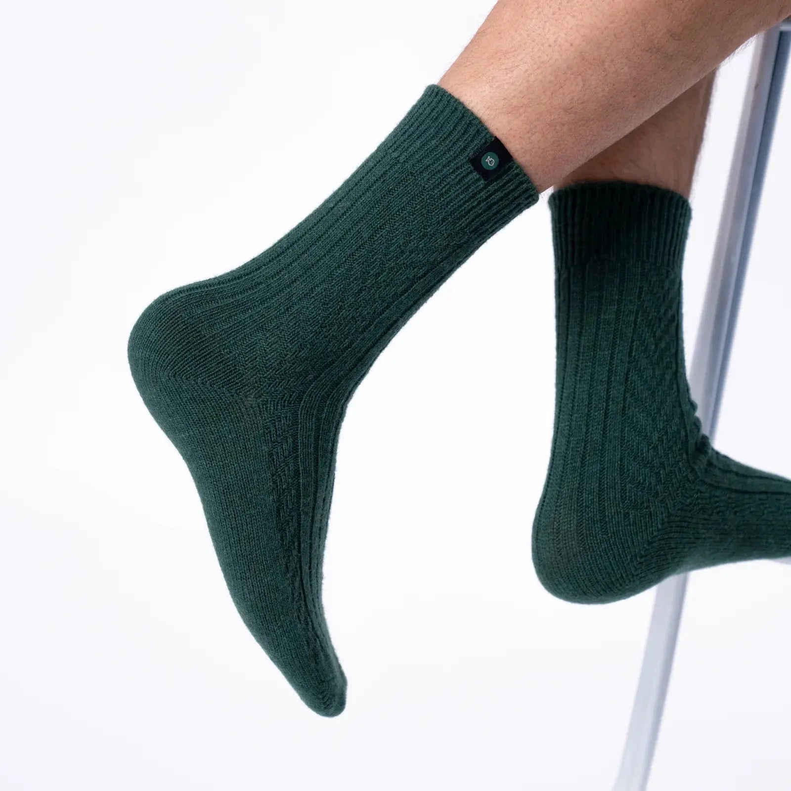 Chaussettes Laine - Vert - Billybelt - détail 3