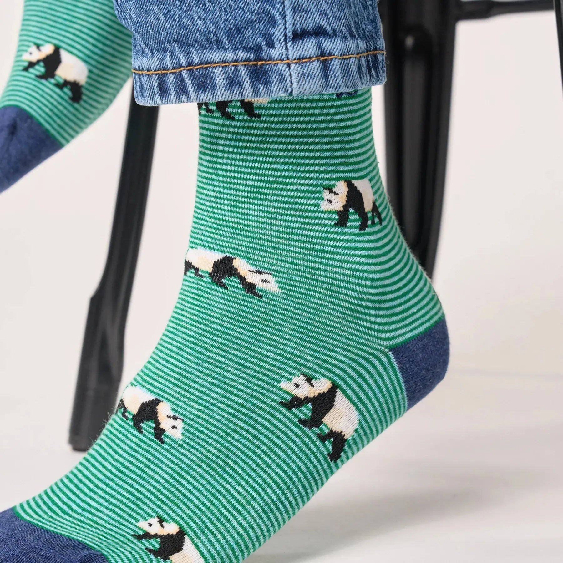 Chaussettes Panda Blanc - Billybelt - détail 2