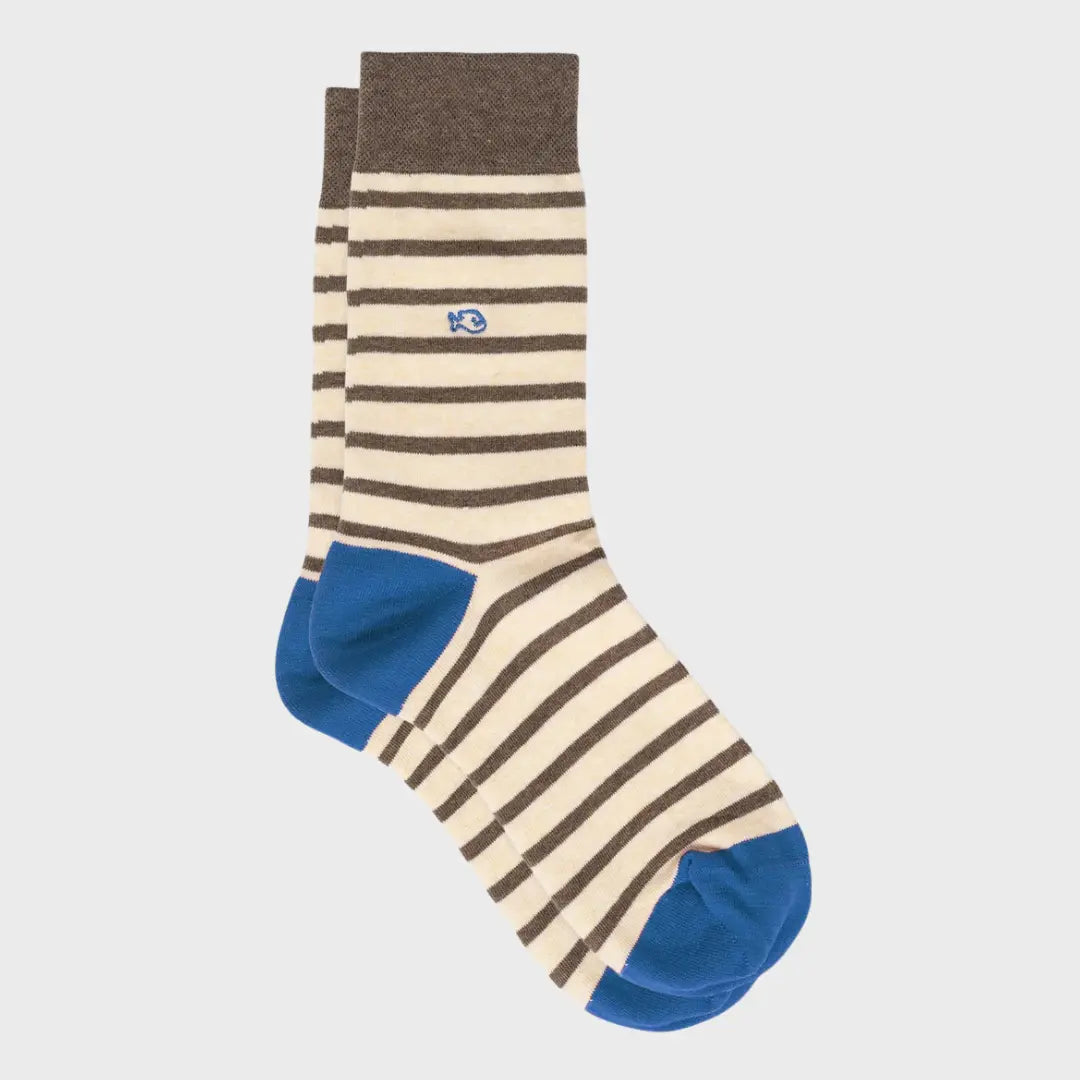 Chaussettes Rayures - Beige & Marron
