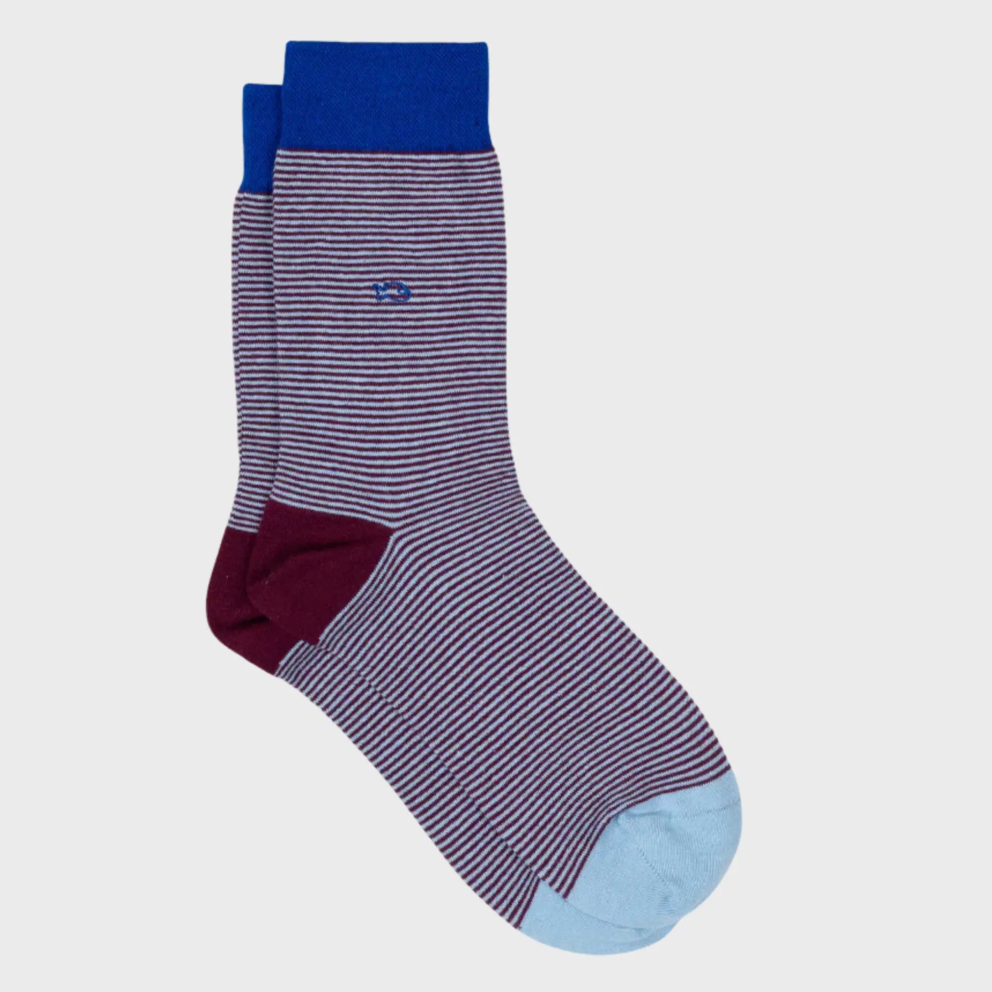 Chaussettes Rayures - Bourgogne - Billybelt