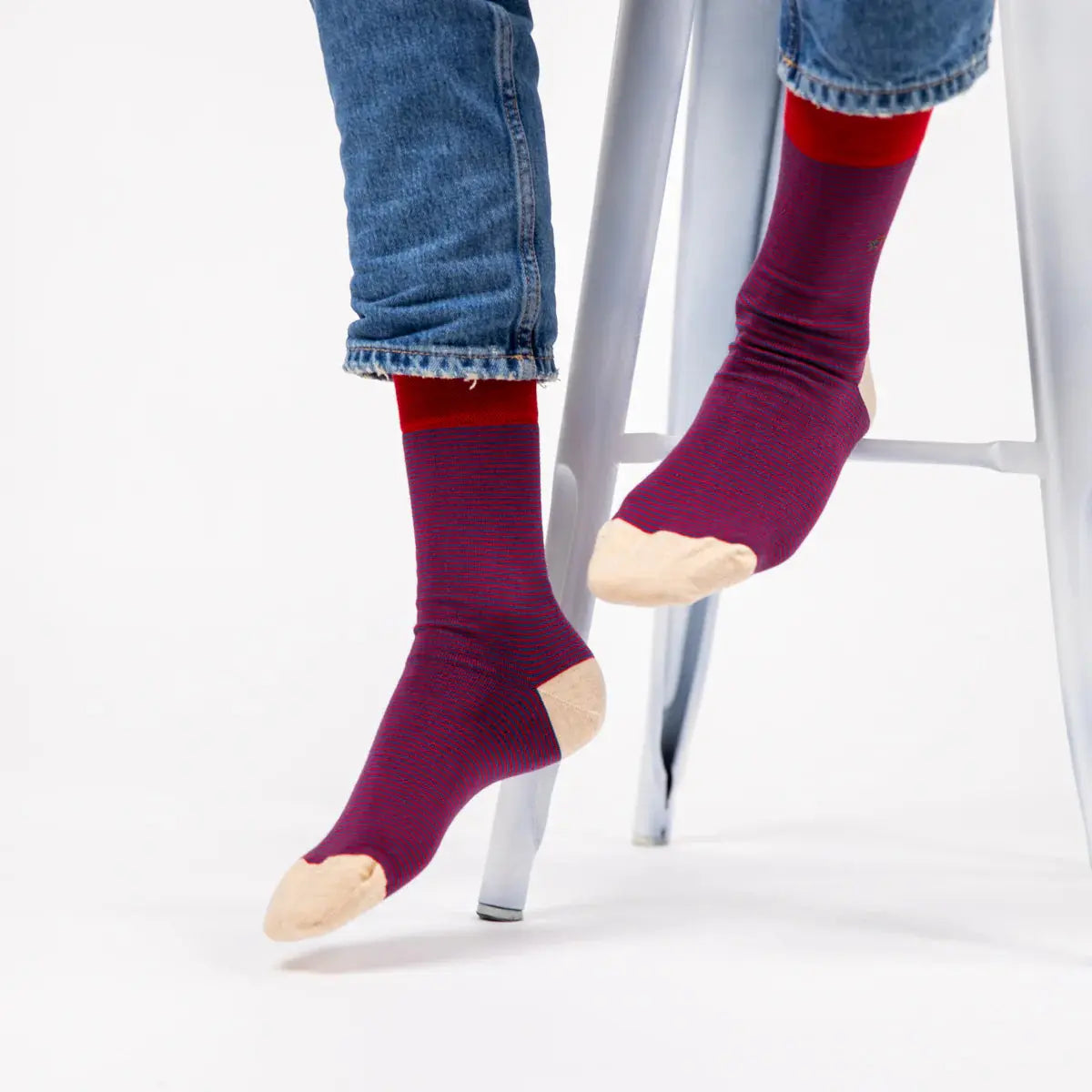 Chaussettes Rayures - Urbaine - Billybelt - détail 2