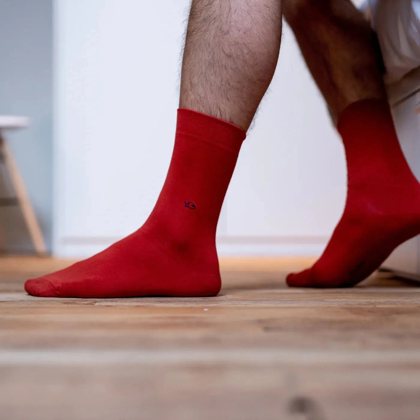Chaussettes Unies - Rouge - Billybelt - détail 2