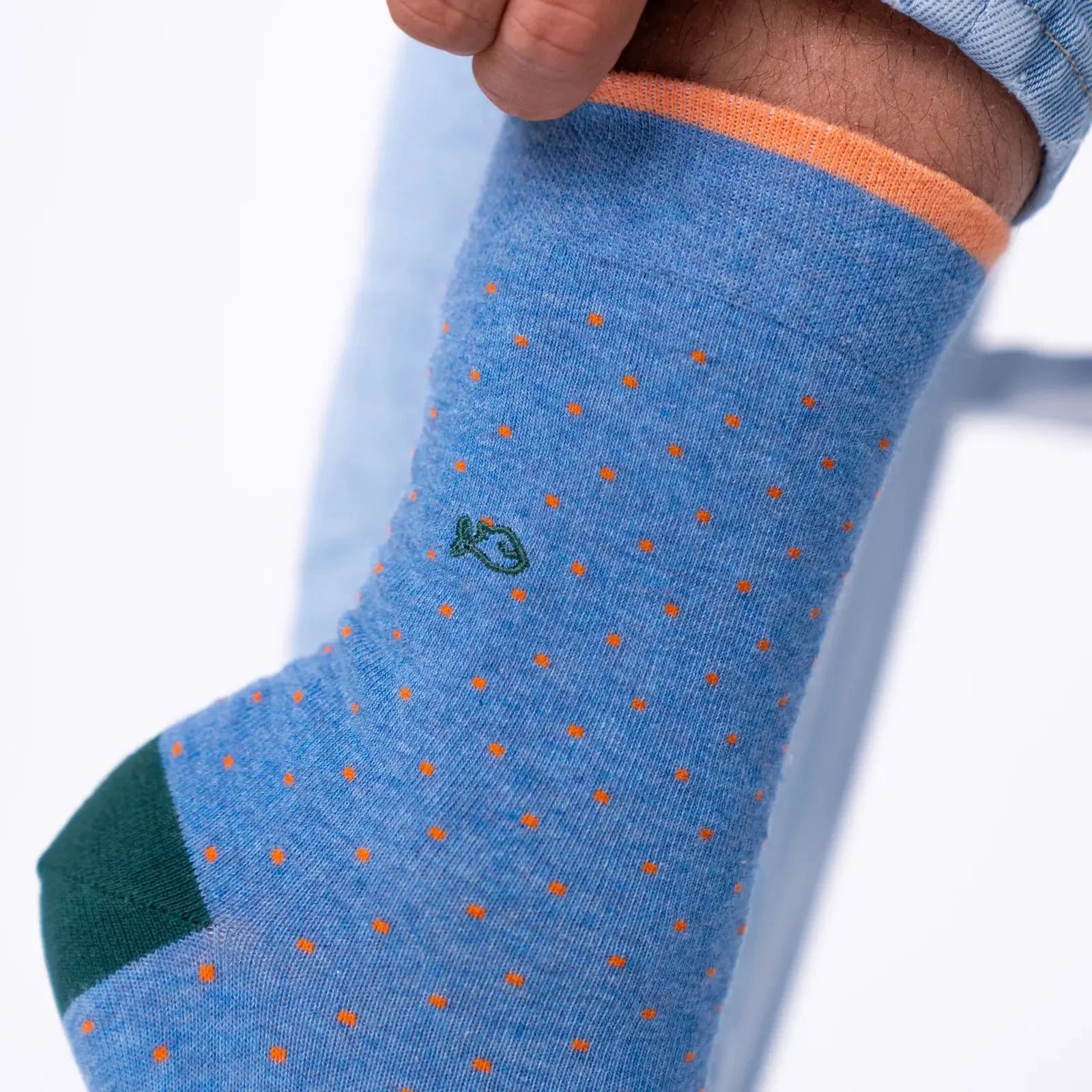 Chaussettes Square - Bleu