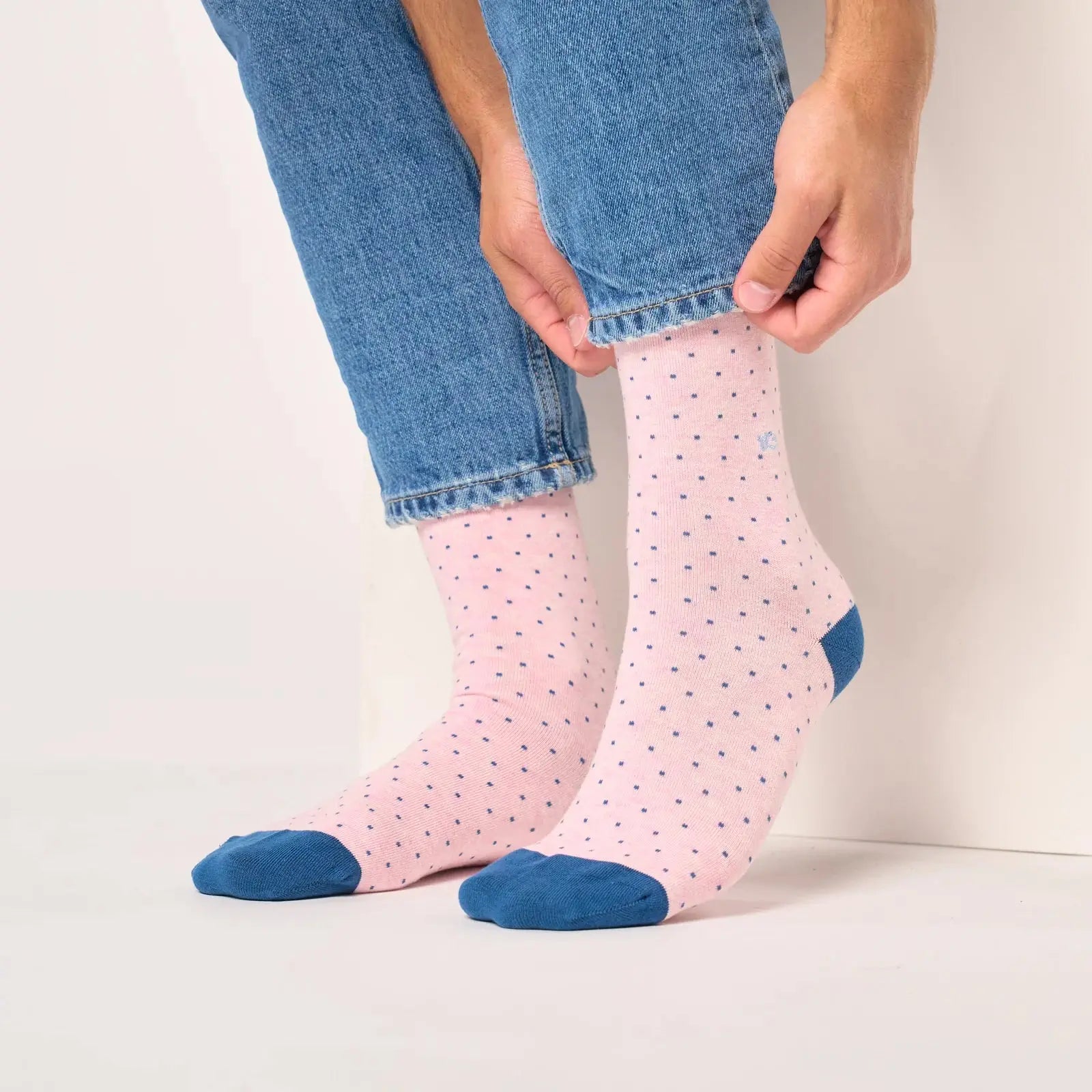 Chaussettes Square - Rose - Billybelt - détail 2