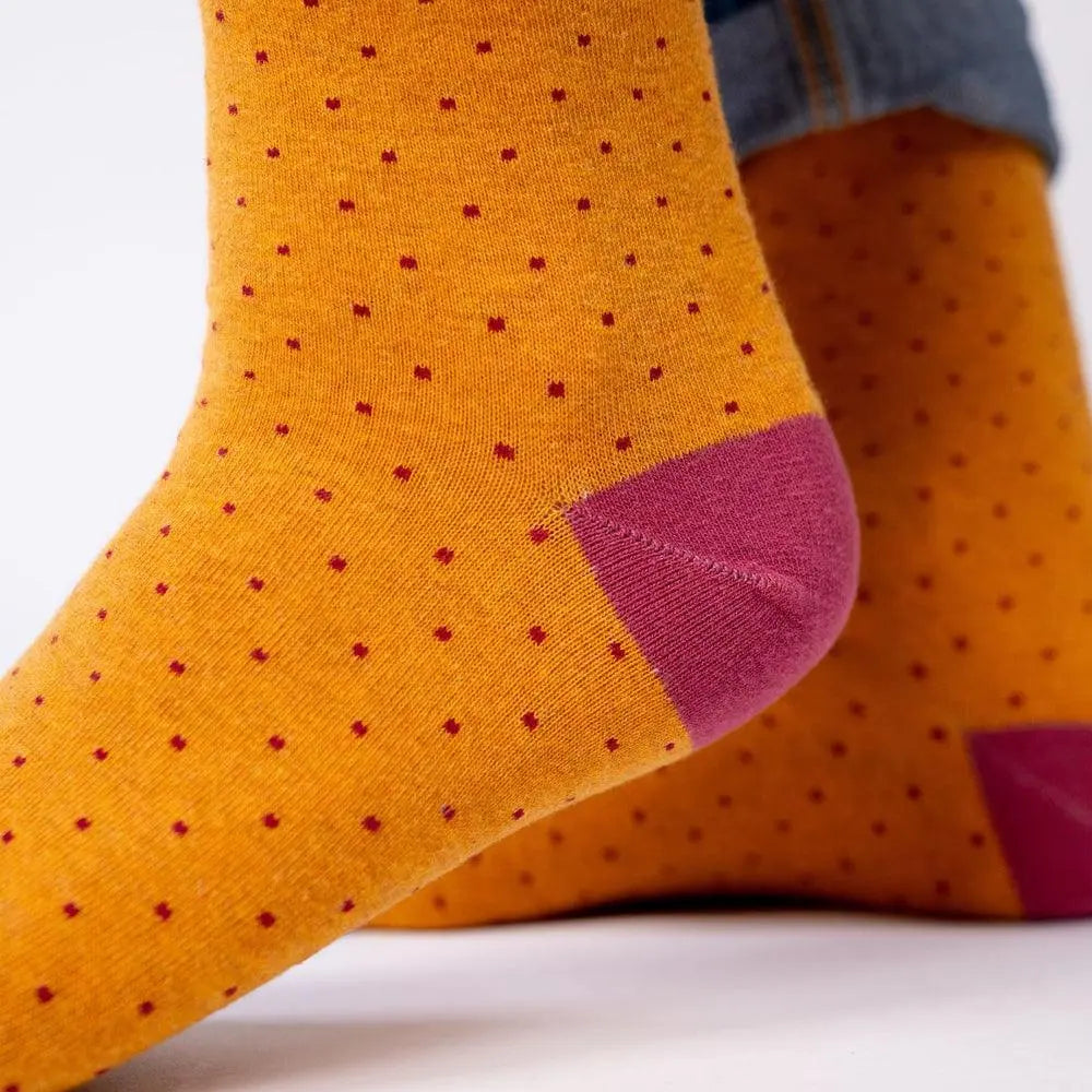 Chaussettes Square - Safran - Billybelt - détail 3