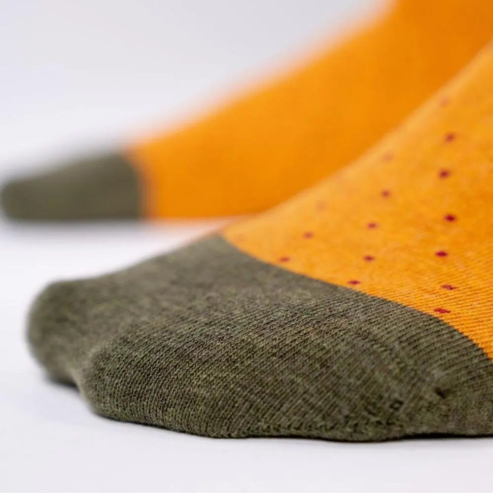 Chaussettes Square - Safran - Billybelt - détail 5