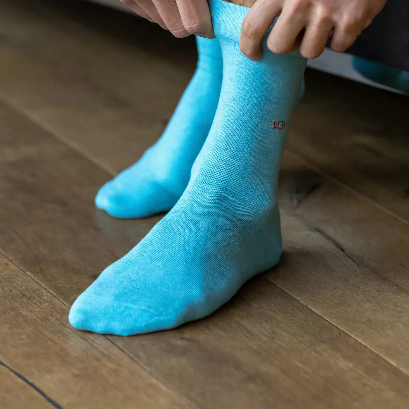 Chaussettes Unies - Azurin - Billybelt - détail 3