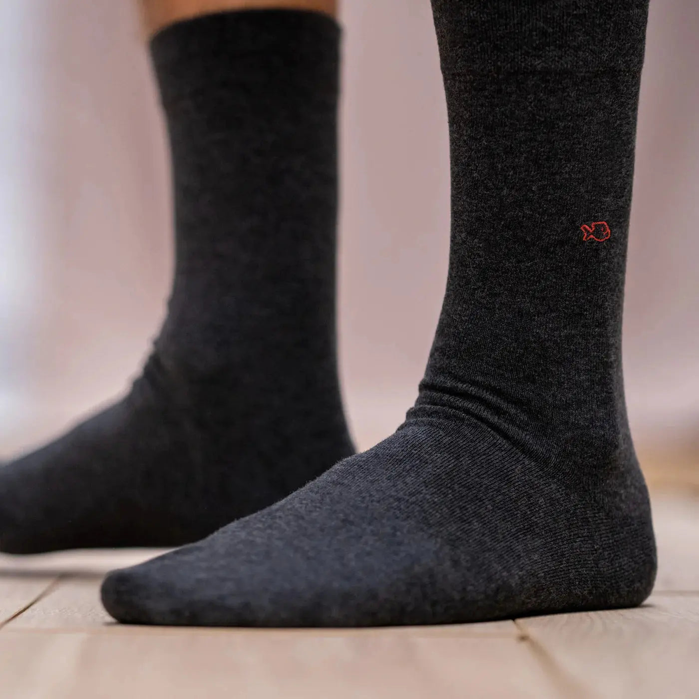 Chaussettes Unies - Gris Souris - Billybelt - détail 2