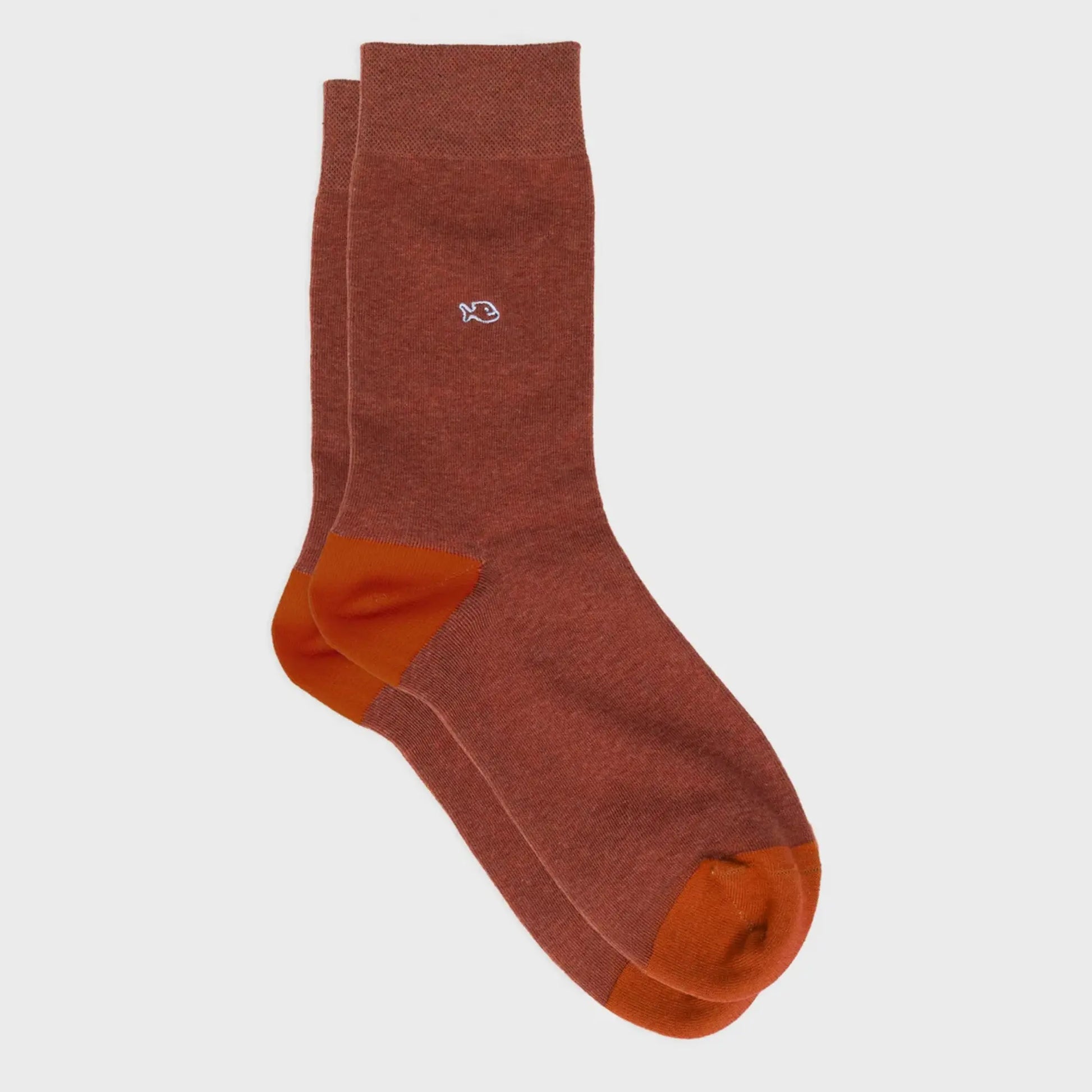 Chaussettes Unies - Rouge Chiné - Billybelt