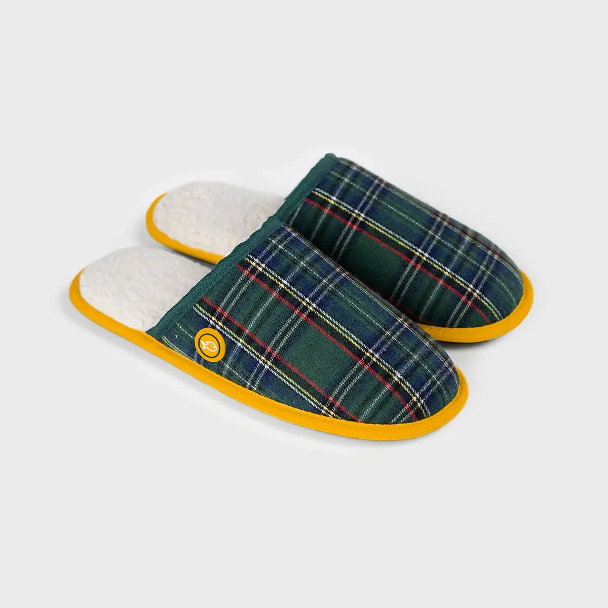 Chaussons Carreaux - Vert - Billybelt