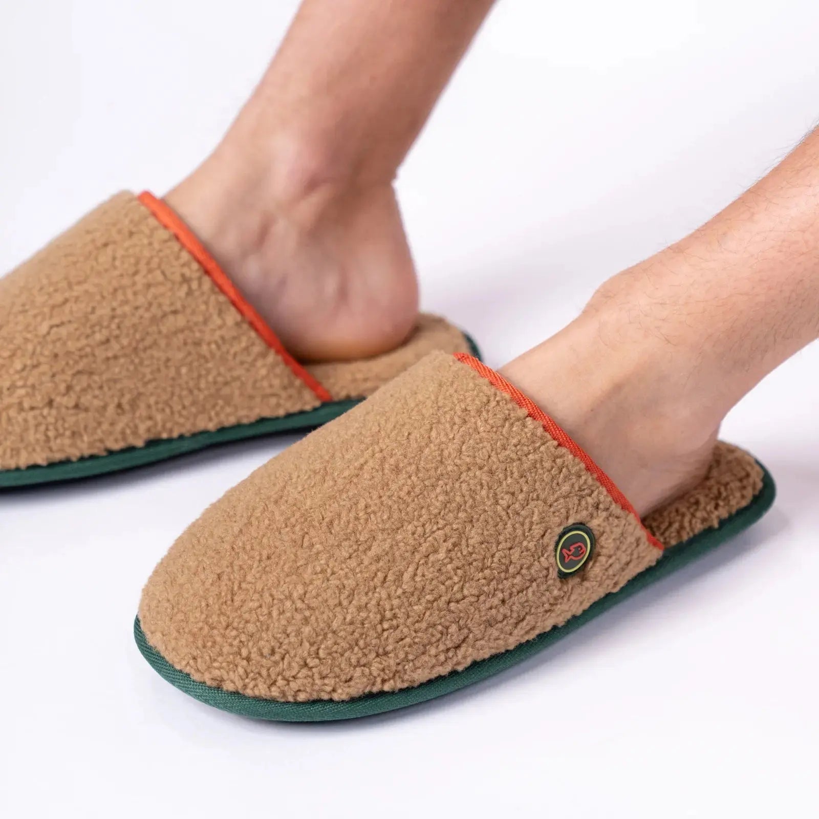 Chaussons Sherpa - Camel - Billybelt - détail 2