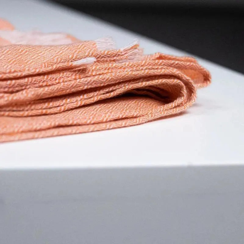 Foulard Jacquard Orange - Billybelt - détail 2