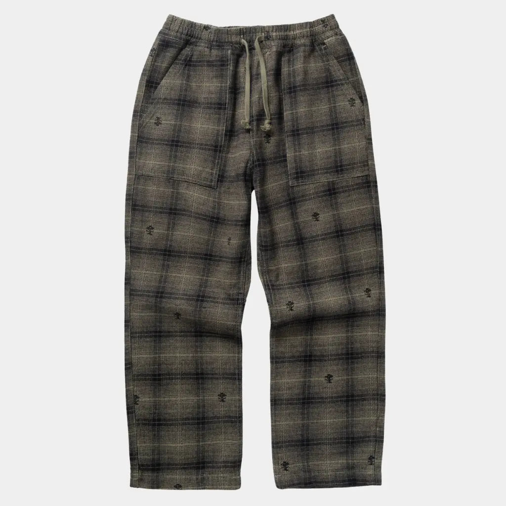 Chef Pant Flanelle Chardon - Vert - Service Works
