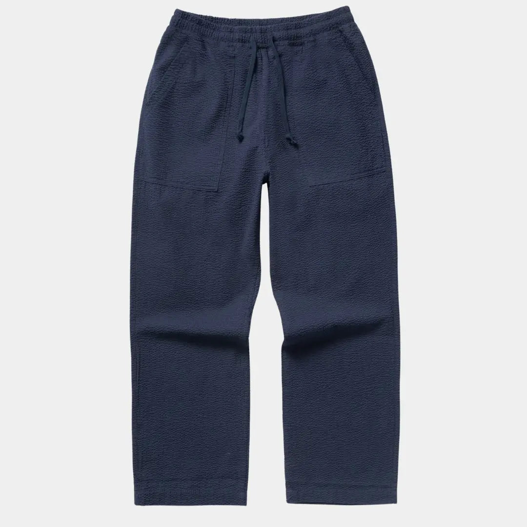 Chef Pant Seersucker - Dark Navy - Service Works - détail 2