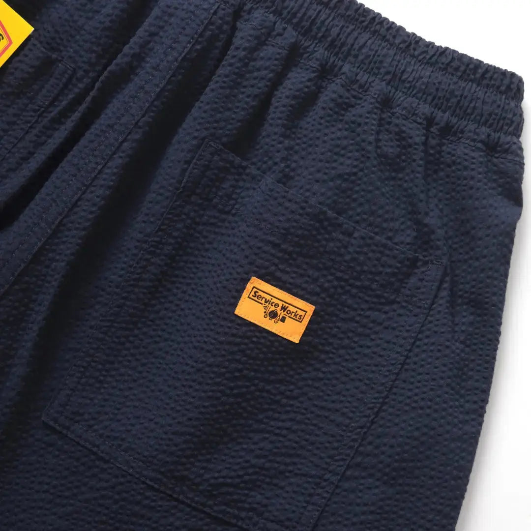 Chef Pant Seersucker - Dark Navy - Service Works - détail 6