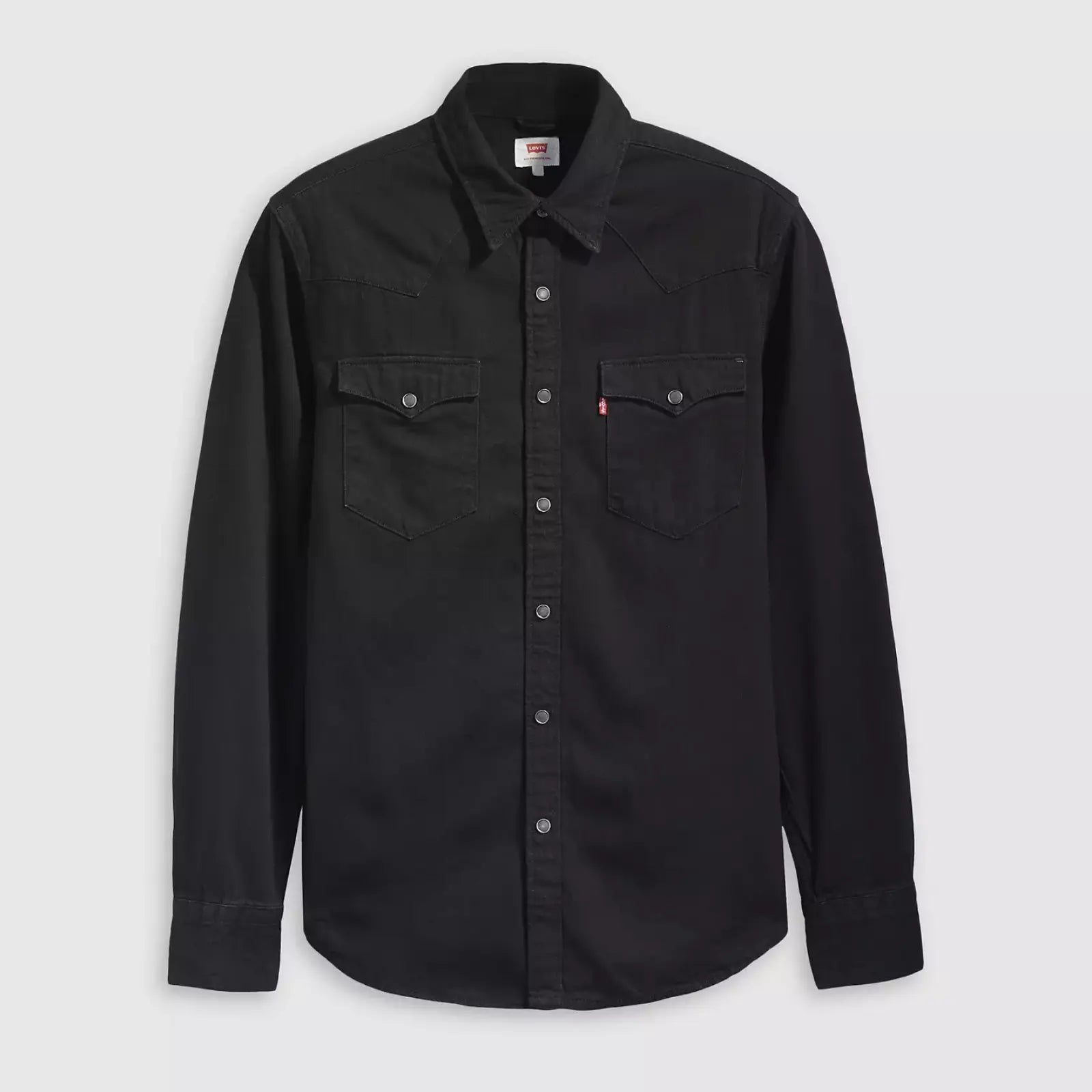 Chemise Western Barstow - Marble Black Denim Rinse