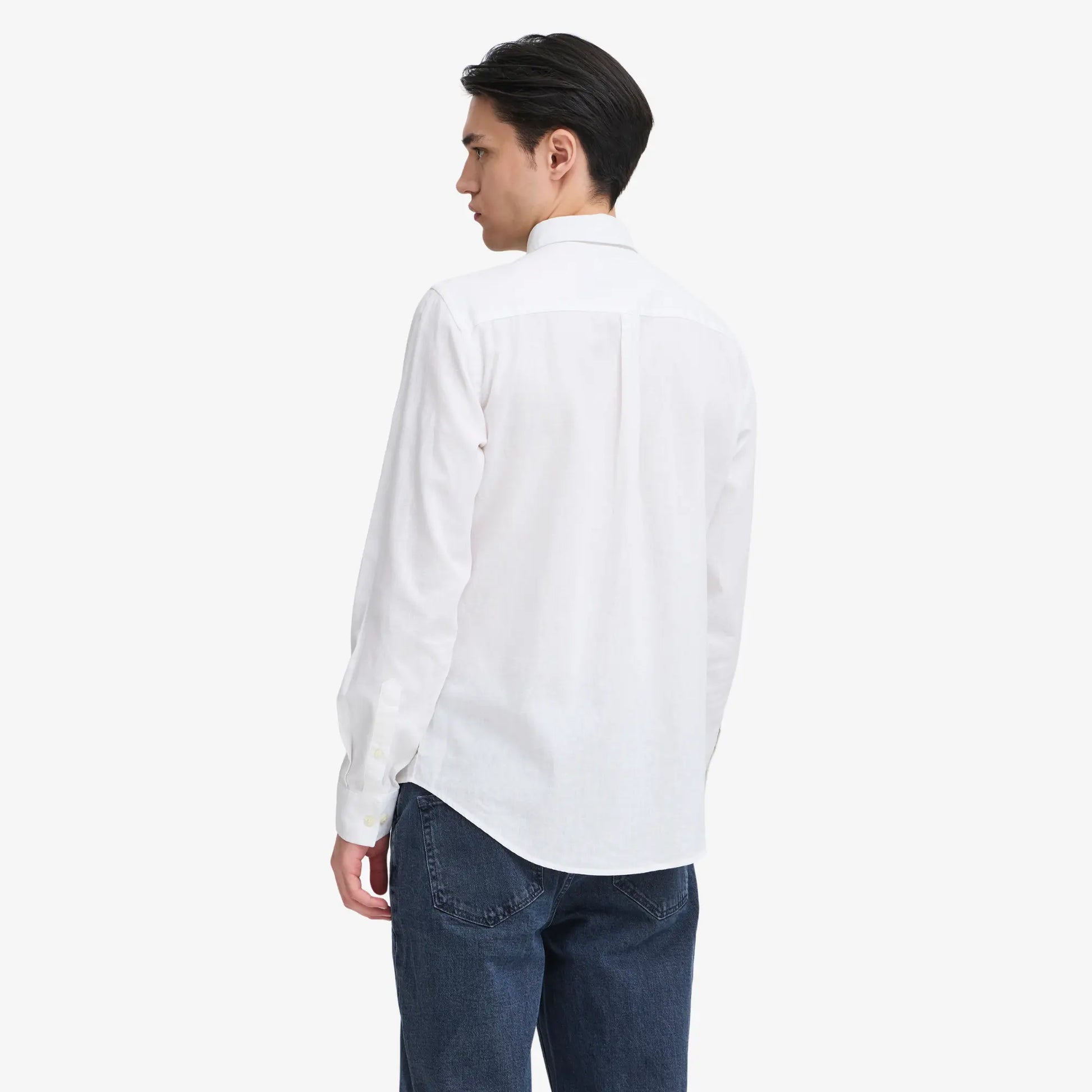 Chemise en Lin - Blanc - Casual Friday - détail 4