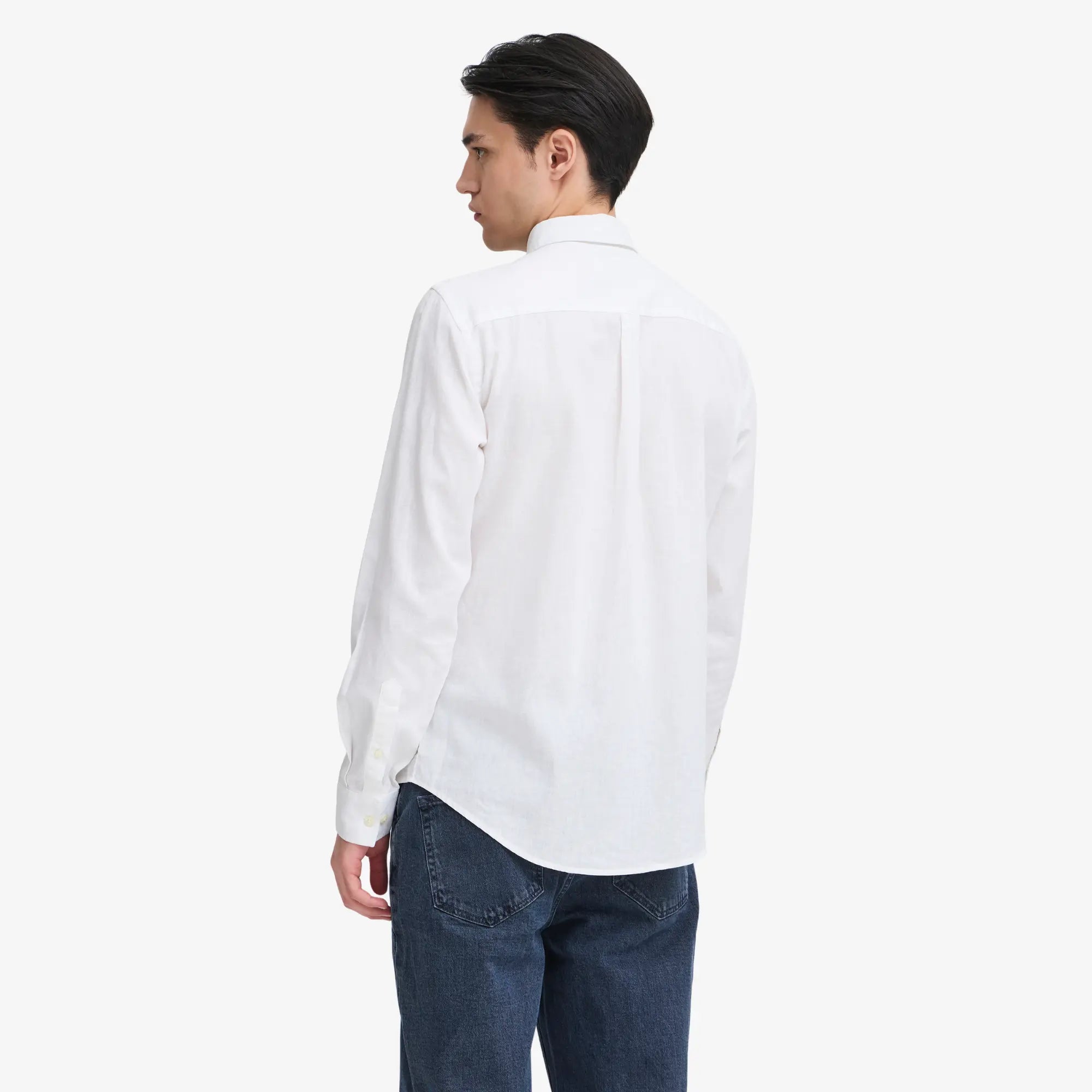 Chemise en Lin - Blanc - Casual Friday - détail 4
