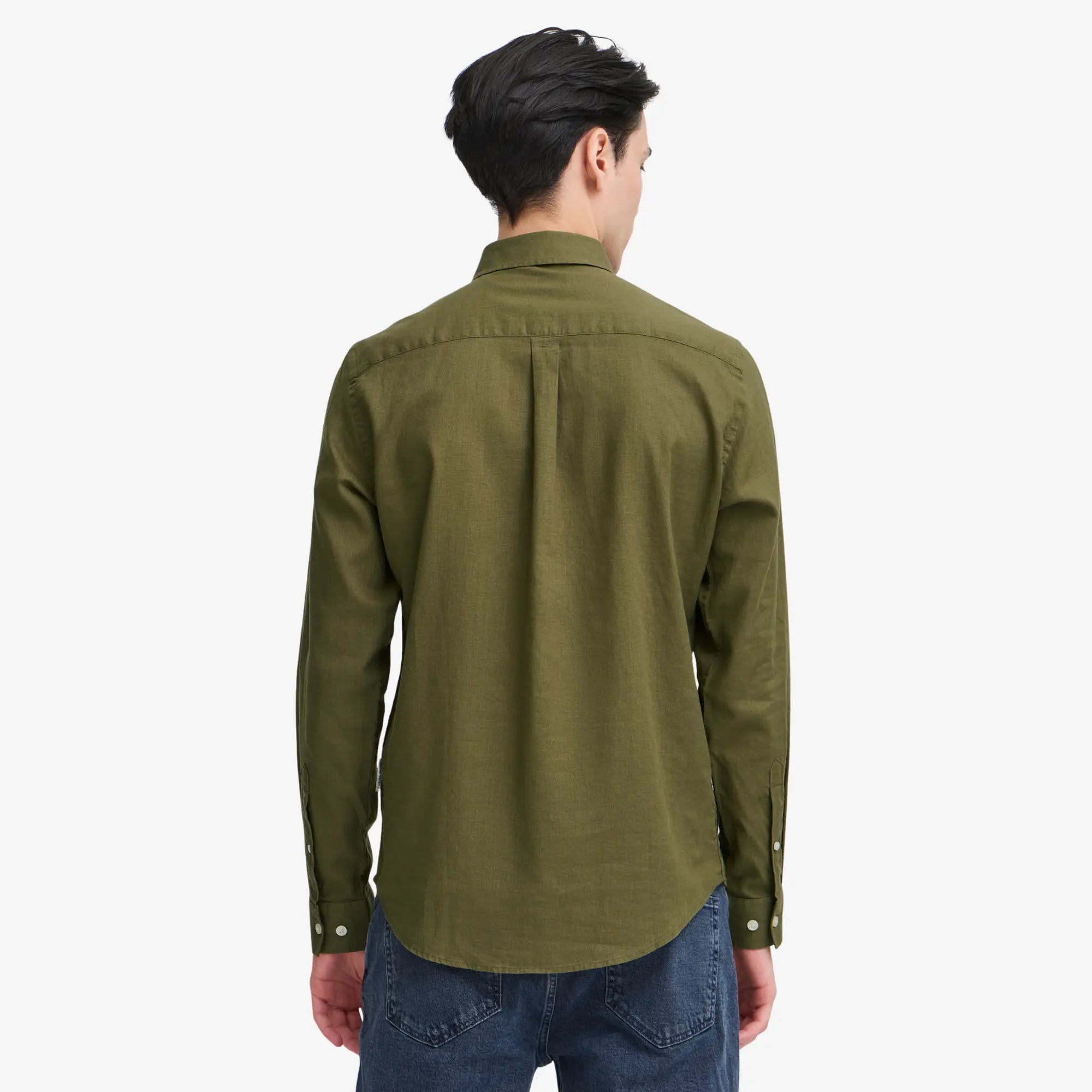 Chemise en Lin - Kaki - Casual Friday - détail 4