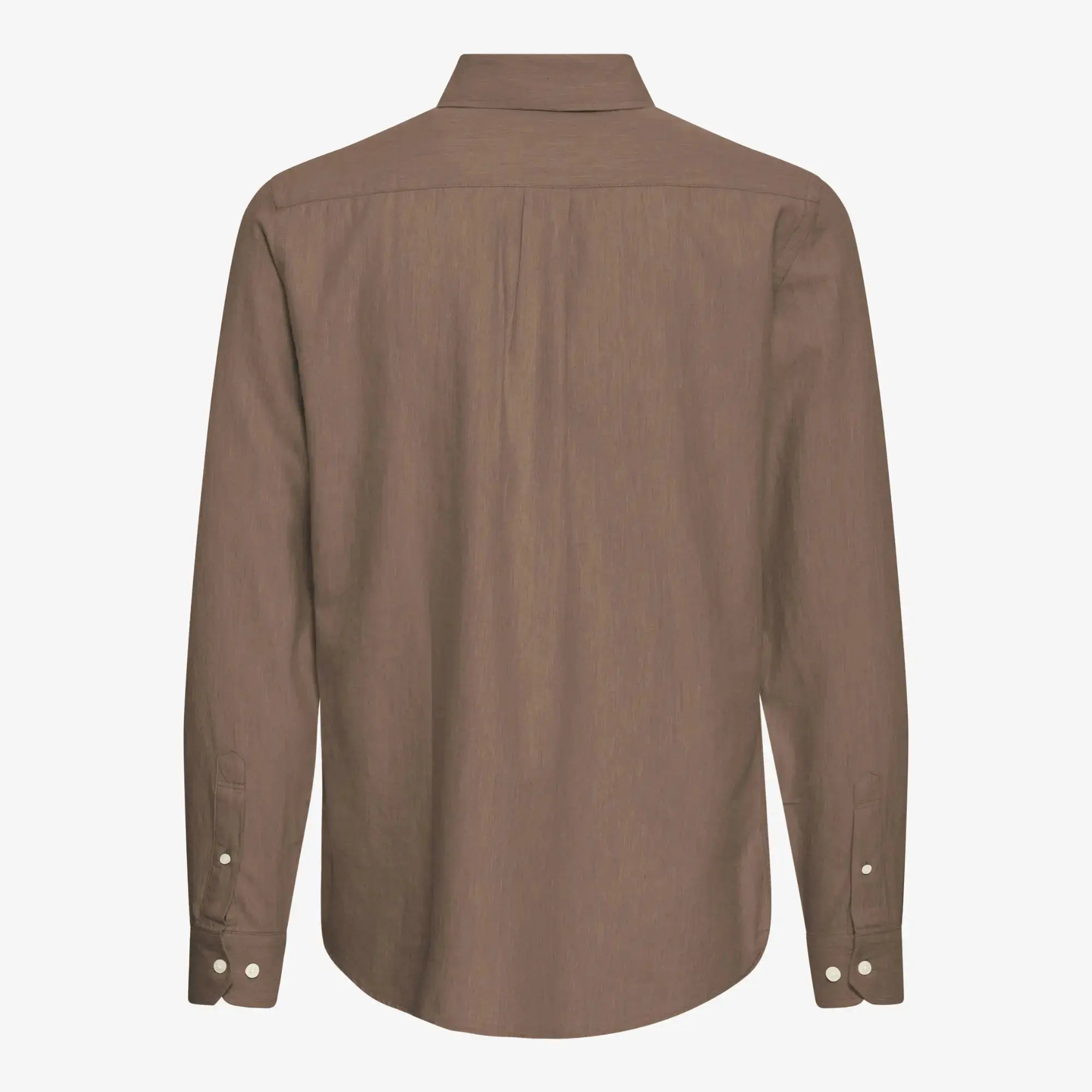 Chemise en Lin - Marron - Casual Friday - détail 3