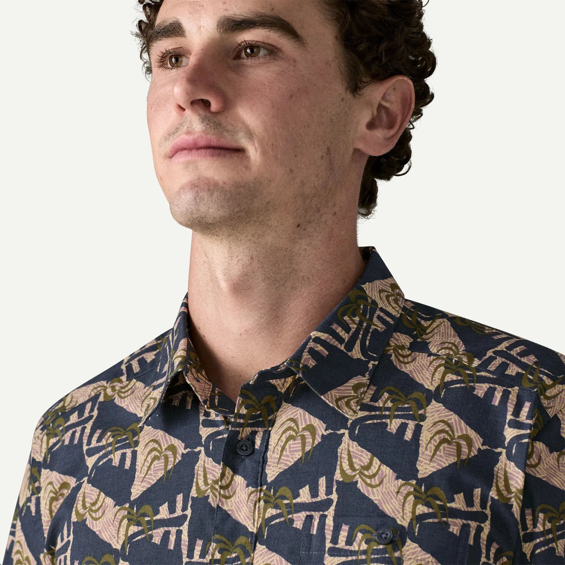 Chemise Go To - Jaguar Geo - Patagonia - détail 7