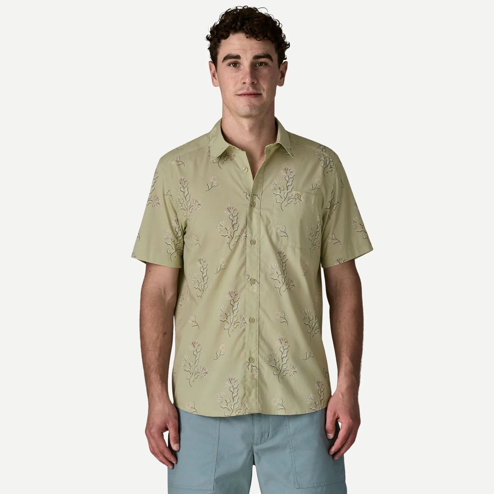 Chemise Go To - Ocean Blooms - Patagonia - détail 2