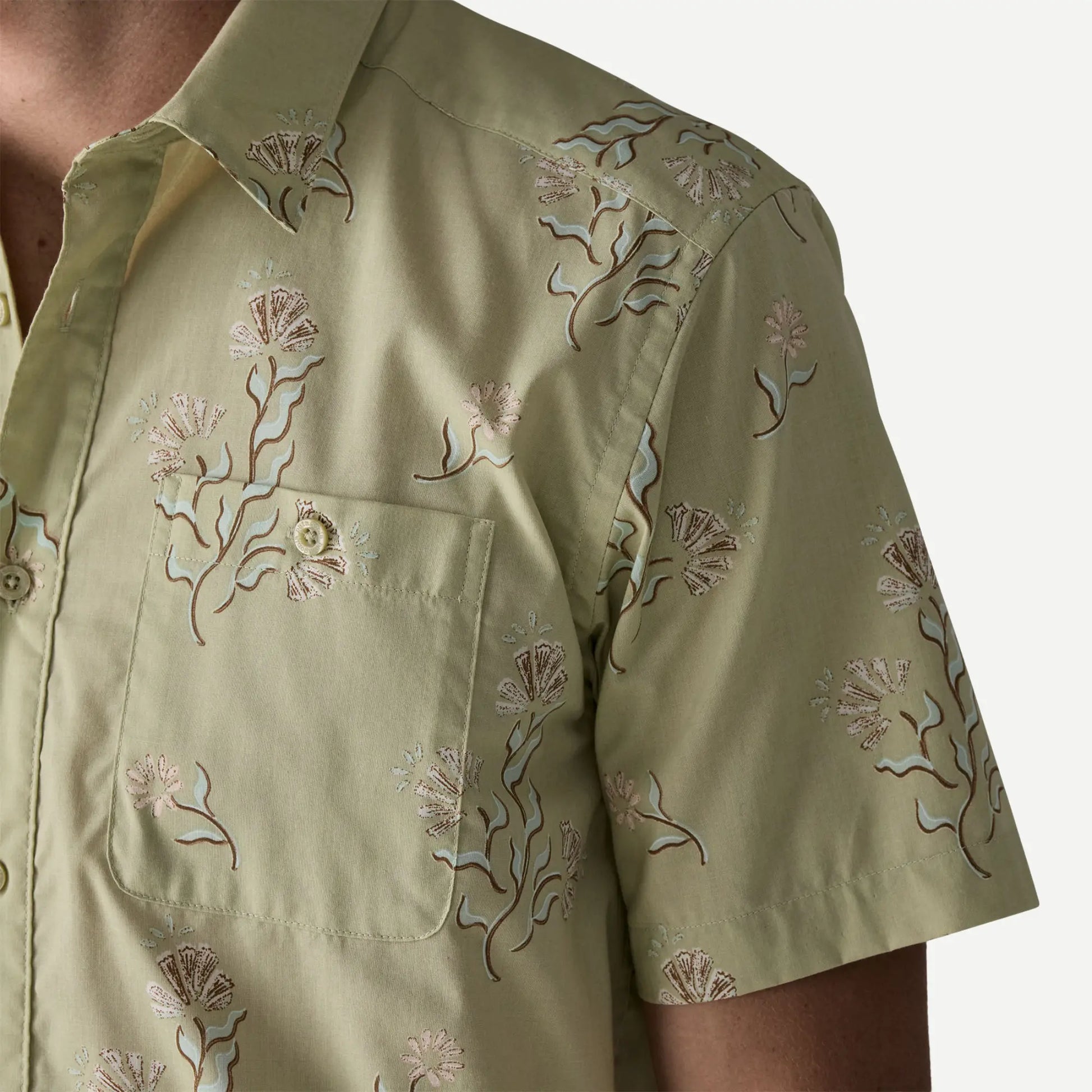 Chemise Go To - Ocean Blooms - Patagonia - détail 6