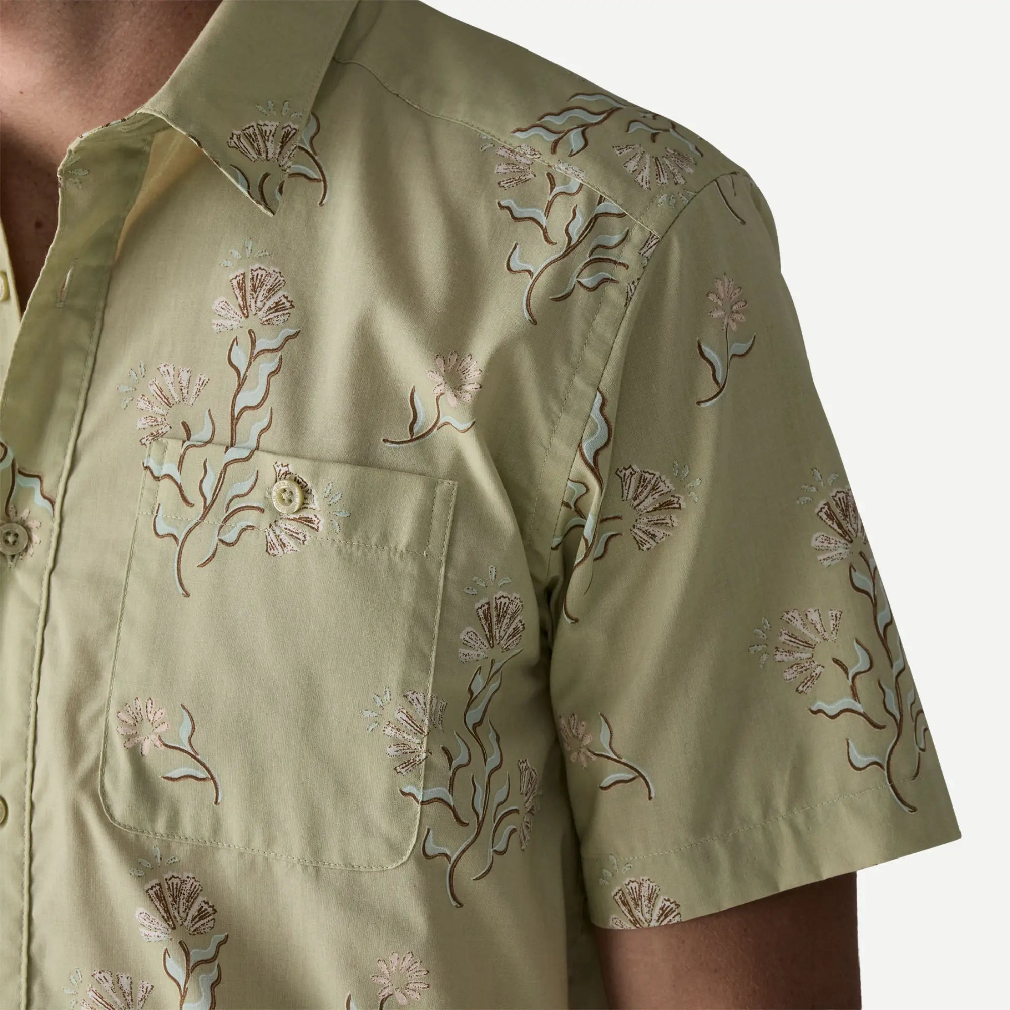 Chemise Go To - Ocean Blooms - Patagonia - détail 6