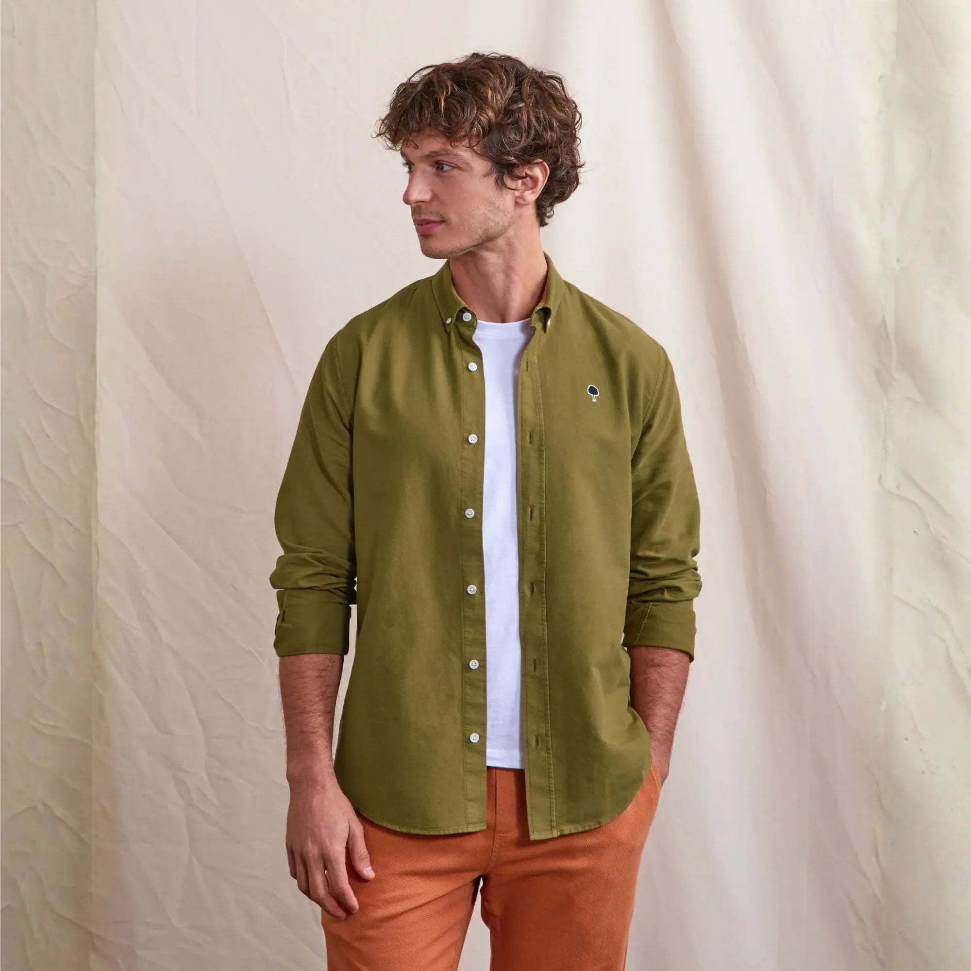 Chemise Ivoy Kaki - Faguo - détail 2