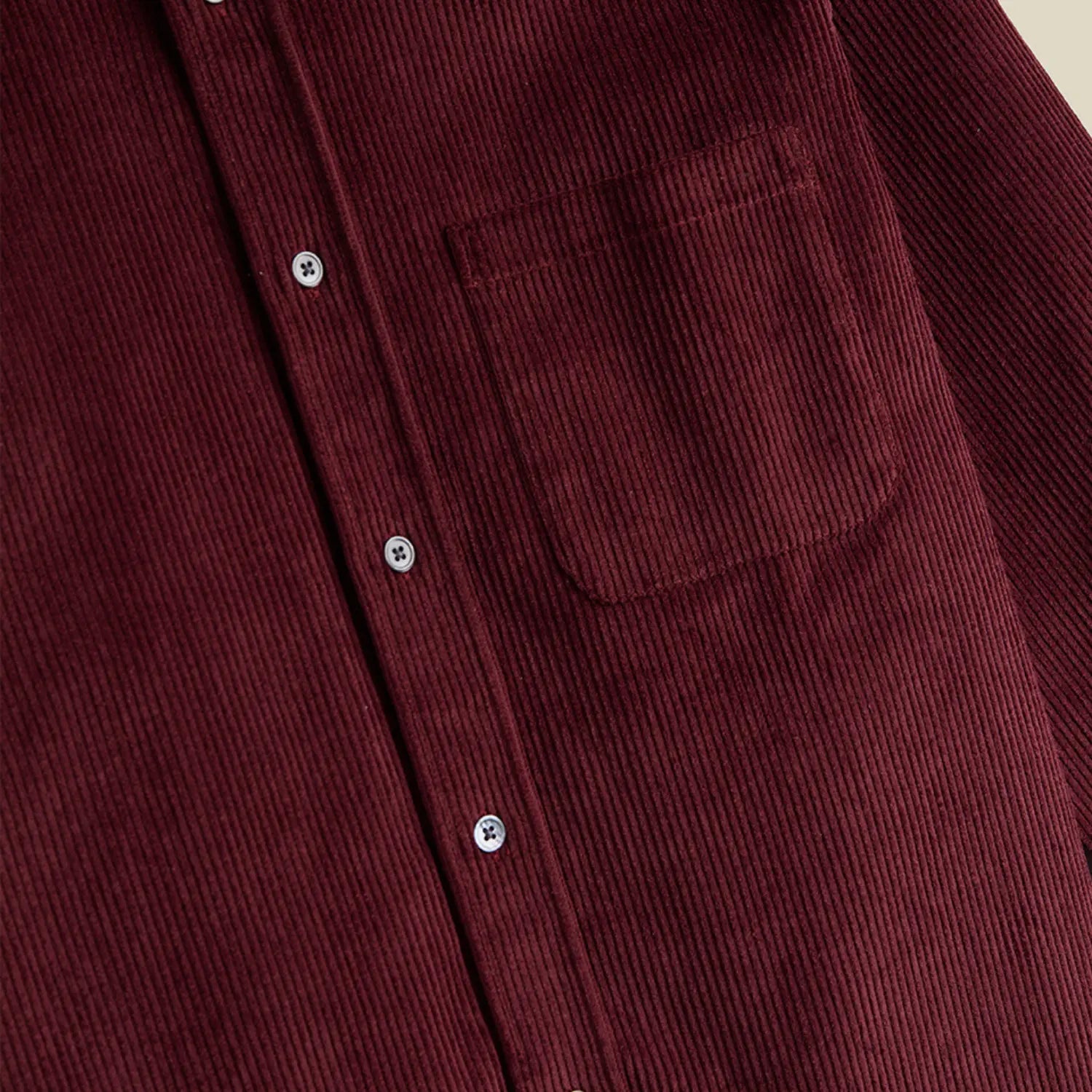 Chemise Lobo Bordeaux - Portuguese Flannel - détail 3