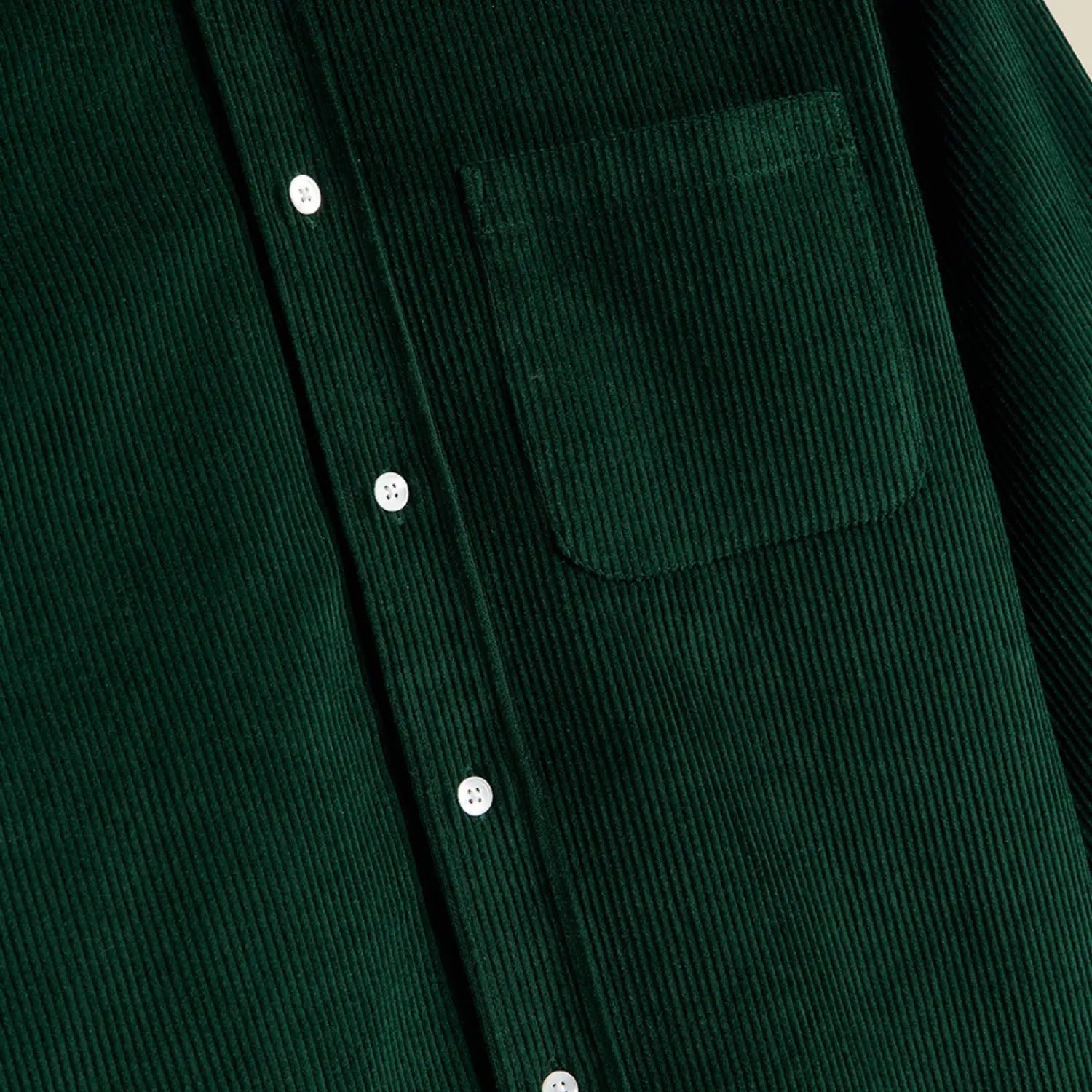 Chemise Lobo Green - Portuguese Flannel - détail 3